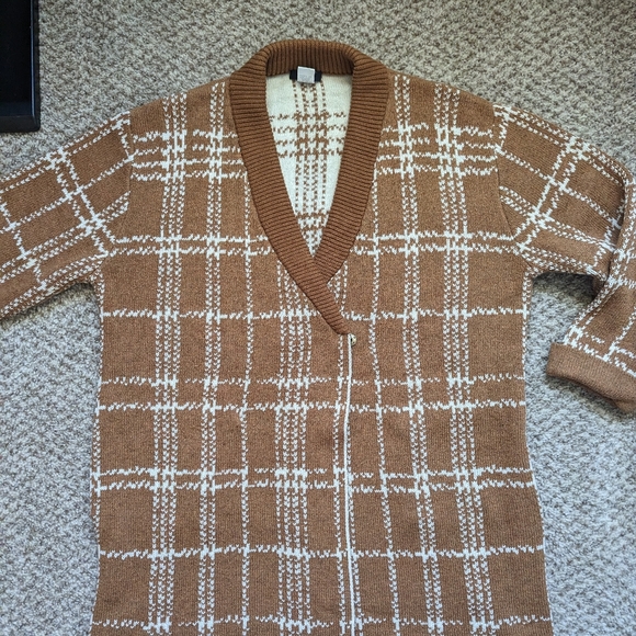Sweater Long Plaid Kerisma - Picture 9 of 13